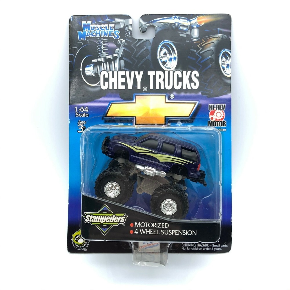 Muscle Machines HI-REV Motor Chevrolet Chevy Tahoe‎ Lifted 4x4 SUV Purple 1/64